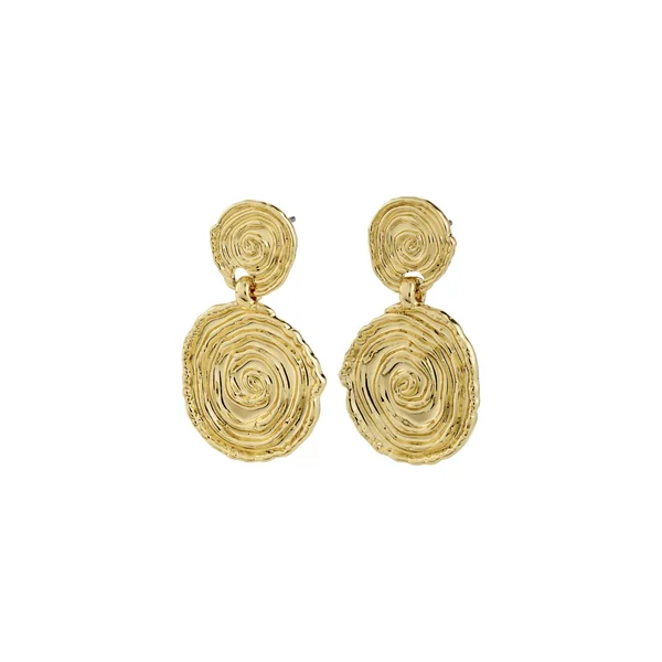 AIR - Boucles d'oreilles pendentif spirale recyclées