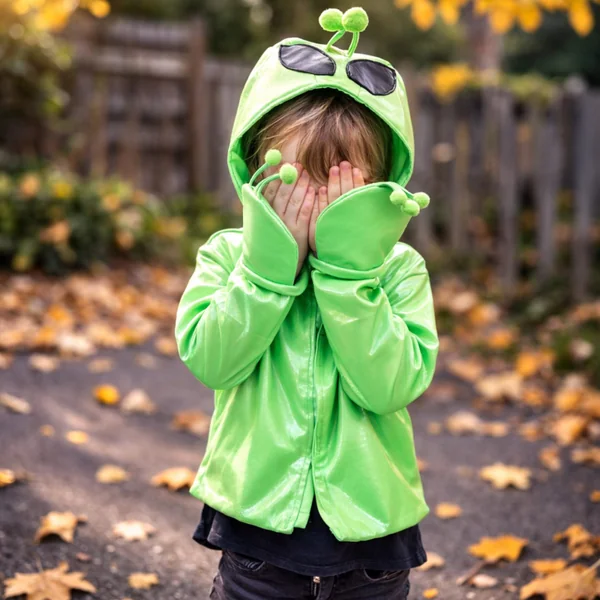 Alien Galaxy Invader hooded jacket costume