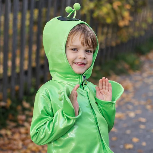 Alien Galaxy Invader hooded jacket costume