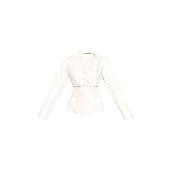 Amande Ensemble Blazer Ajusté Asymétrique Taille Cintrée