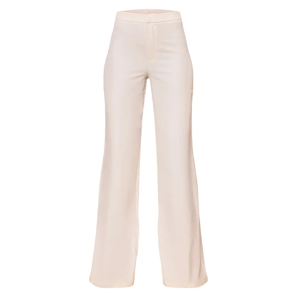 Amande Pantalon Taille Haute Coupe Large Ajusté Pour Grande Taille
