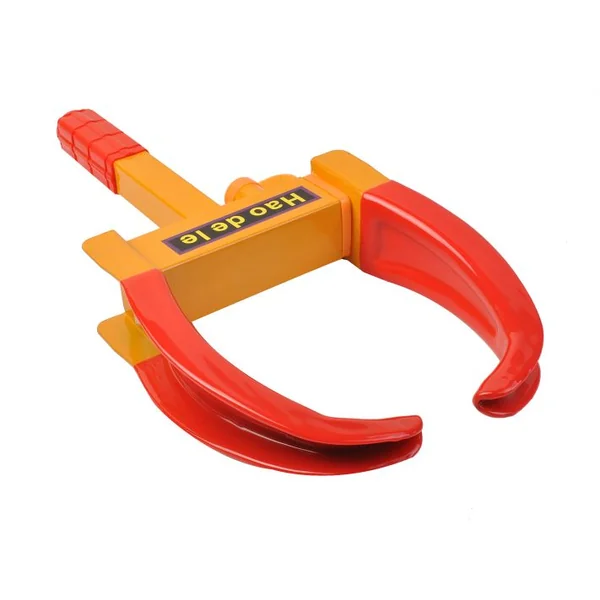 Antivol de roue voiture Sabot antidémarrage roue caravane, 2 Clés, pour Roue DE 13"-15" largeur 7"-11", 240 x 485 cm