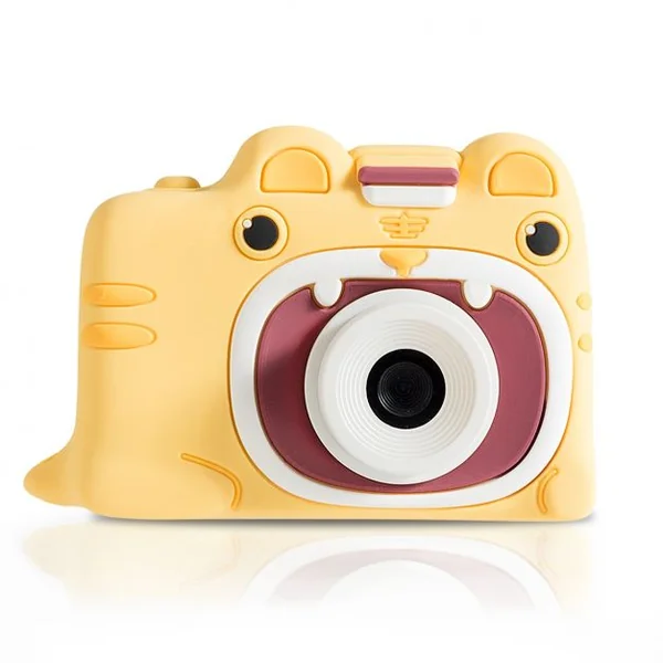 Appareil Photo Numérique pour Enfants 18 Mp 1080 P Ecran 5 Cm Carte Mémoire 16 Go Port Usb Batterie 500 mAh Jaune