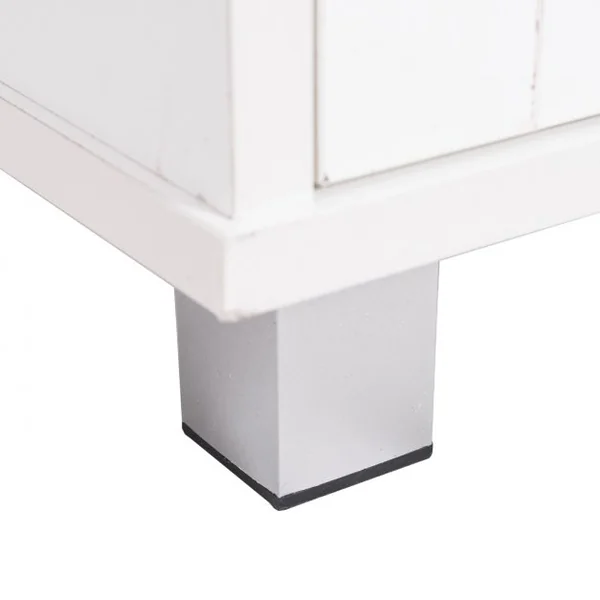 Armoire haute étroite Etagère salle de bain Meuble salle de bain, Etagères ouvertes et fermées, MDF, 33x30x180cm, Blanc