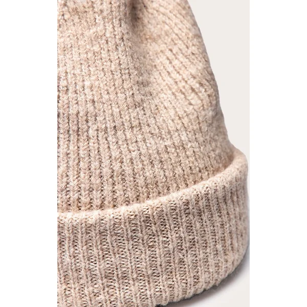 Avoine Bonnet En Maille Brossée À Revers