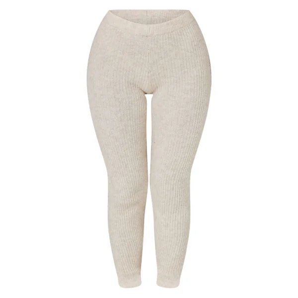 Avoine Legging Côtelé En Maille Petite Taille