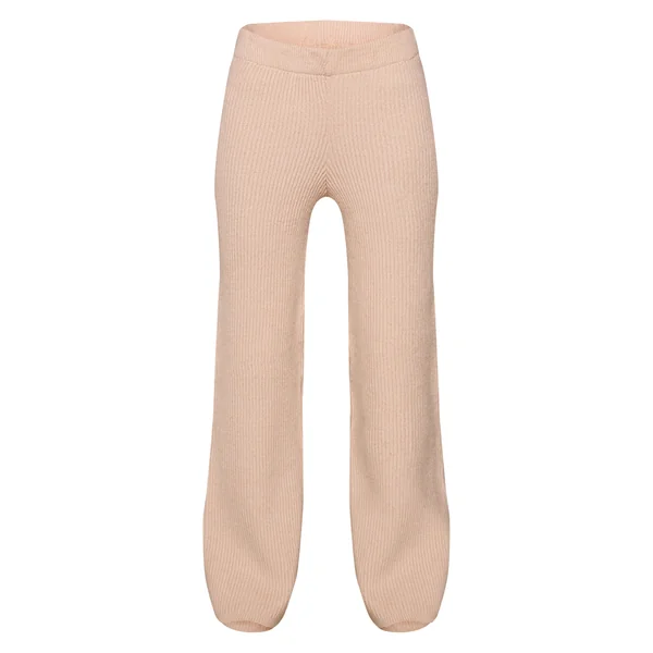 Avoine Pantalon Large En Maille Brossée