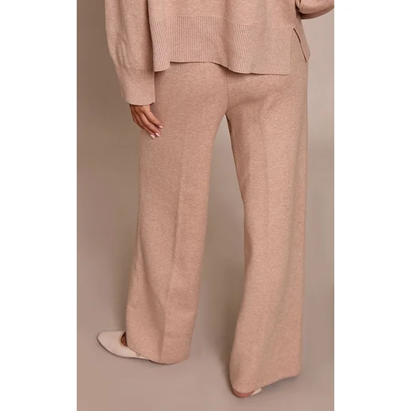 Avoine Pantalon Large En Maille À Cordon De Serrage