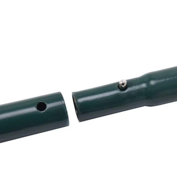 Aérateur pour Pelouse de Jardin Rouleau de 15 cm Dia. Manchon Protecteur en Métal et PP, 45x21x126cm, Vert