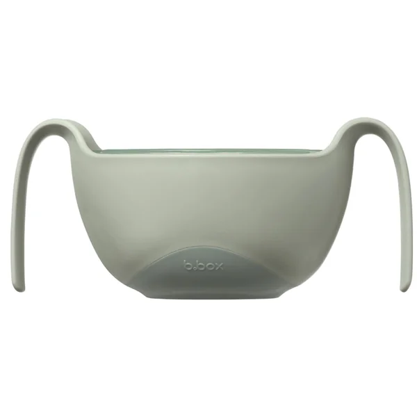 Baby 3-in-1 weaning bowl with straw and snack compartment
