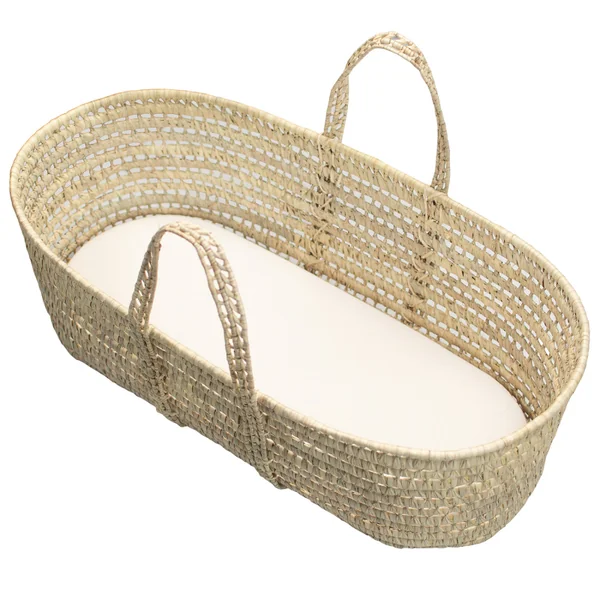 Baby moses basket with mattress, cover and fitted sheet, Lovio