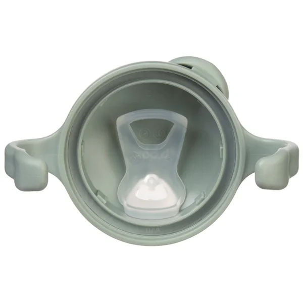 Baby training cup with anti-spill spout