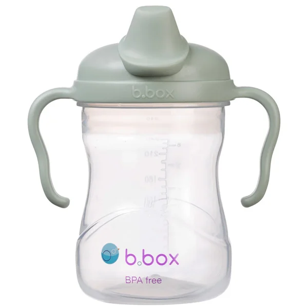 Baby training cup with anti-spill spout