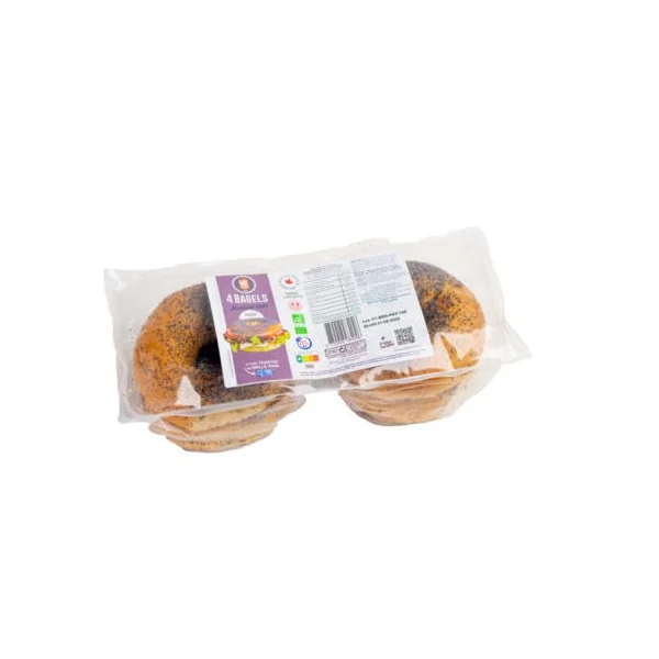 Bagel Montréal style pavot (4) 280g