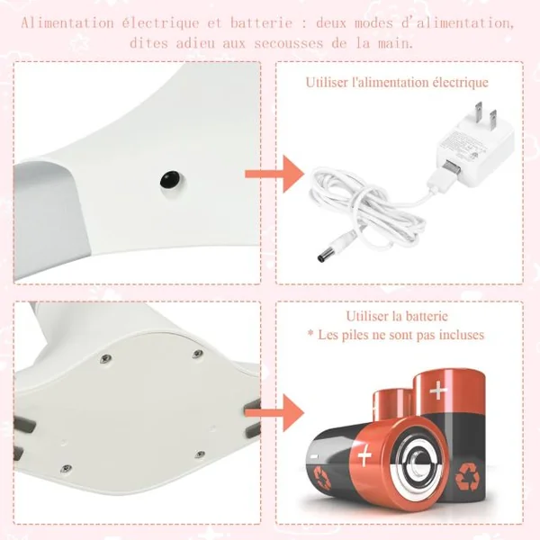 Balancelle Bébé Electrique Programmable 5 Modes d'Angle 5 Vitesses 10 Chansons Bluetooth Moustiquaire Amovible Oreiller Rose
