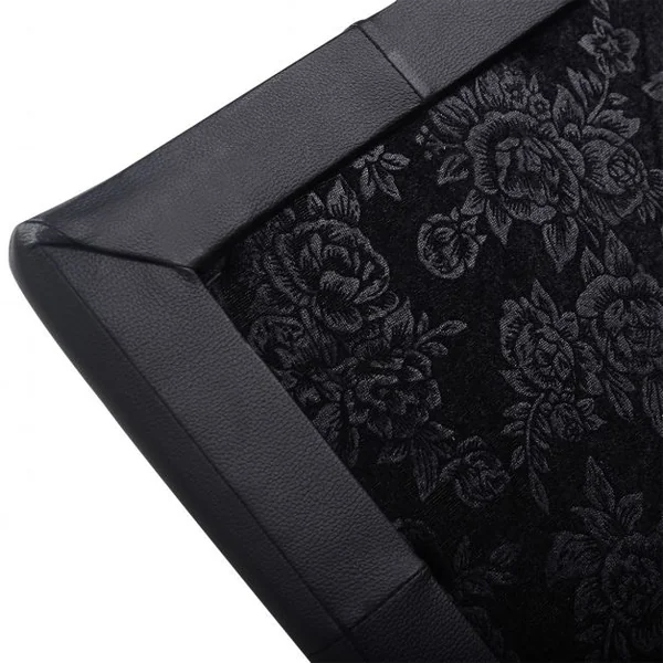 Banquette de piano 2 places Banc siège tabouret de piano avec compartiment de rangement classique, 76 x 35 x 48 cm, Noir