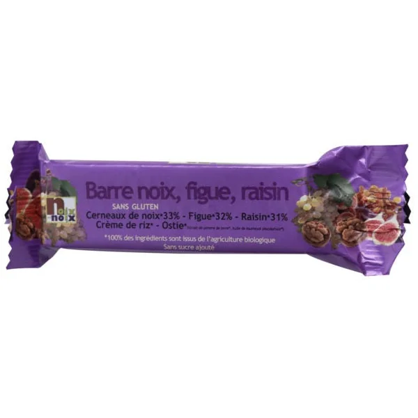 Barre noix figue raisin 35g