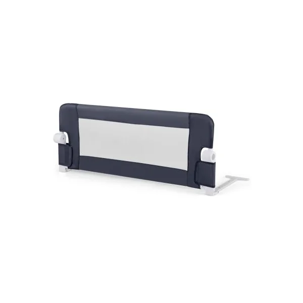 Barrière de Lit Pliable pour Tout-petit avec Manchon en Tissu Amovible et Lavable pour Matelas Double Pleine Grandeur Queen Size et King Size Gris