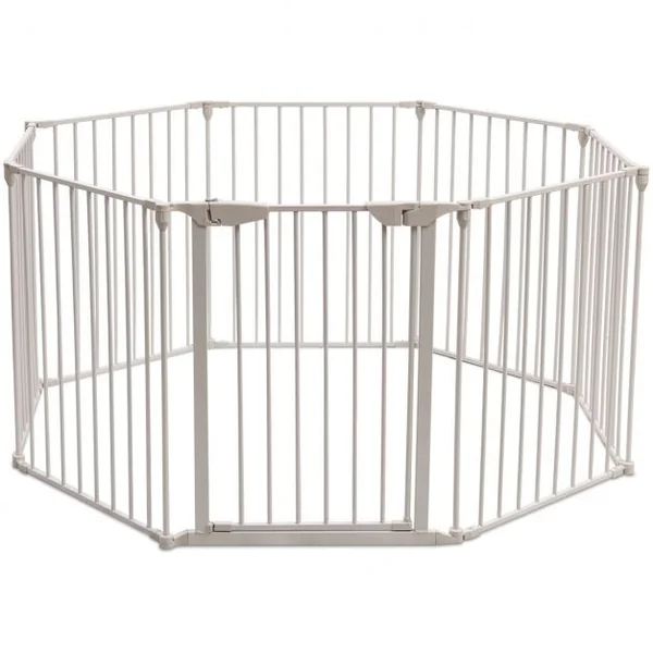 Barrière de Sécurité Enfant Bébé Grille de Protection Cheminée Pare-Feu de Cheminée Blanc