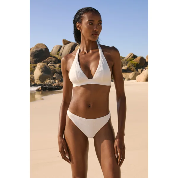 Bas de maillot de bain bikini texturé