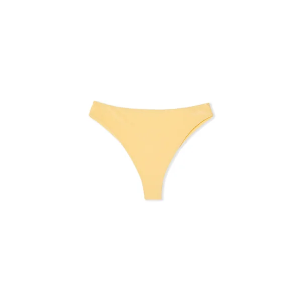 Bas de maillot de bain brésilien taille haute satiné