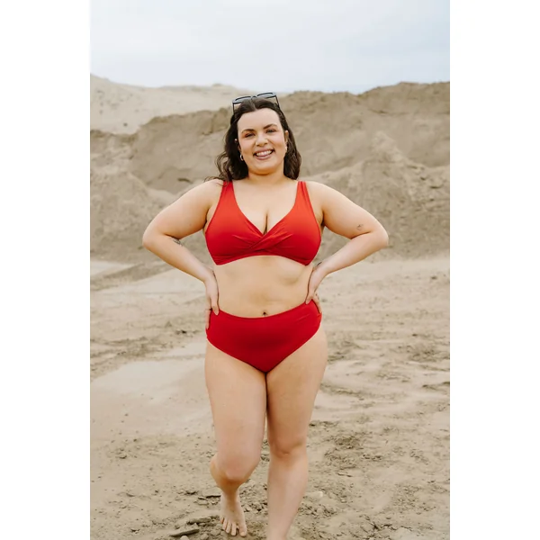 Bas de maillot de bain - rouge cerise