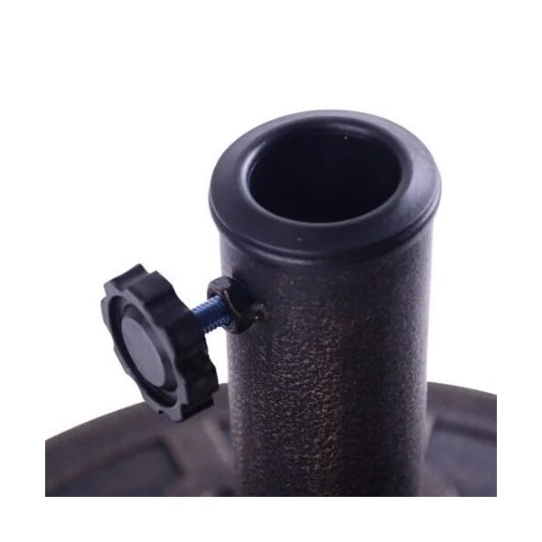 Base/Pied de Parasol Support pour parasol Convient pour poteau Diamètre de 38mm ou 48mm Support pour parasol rond, Bronze
