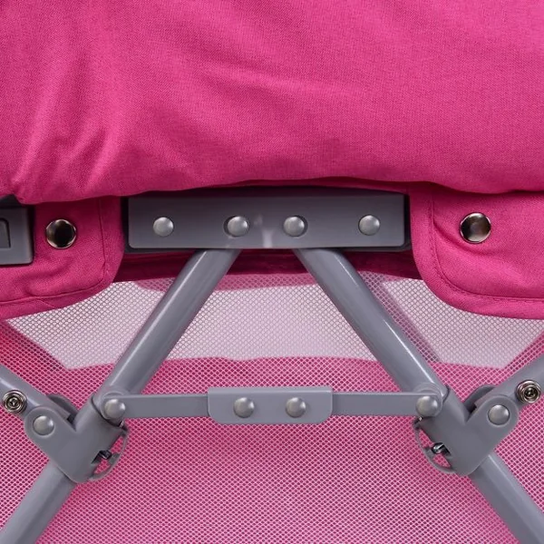 Berceau pour Bébé pliable Berceau Portable de Voyage Moustiquaire et Sac de Transport, 93,5x63x100cm, Gris