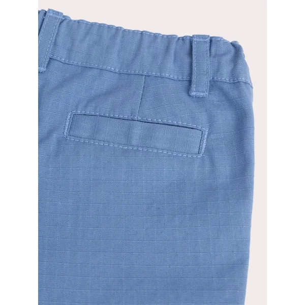 Bermuda bleu natier pour bébé garçon - Soins Bébé Naturels & Produits Maman Après Naissance
