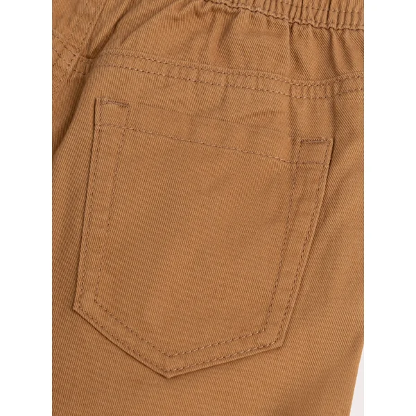 Bermuda marron en twill - Soins Bébé Naturels & Produits Maman Après Naissance