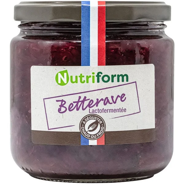 Betterave lactofermentée 275g net égoutté