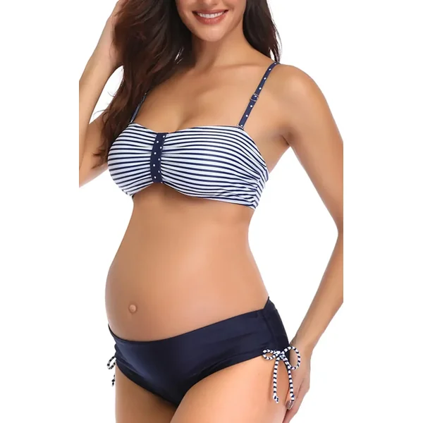 Bikini Grossesse Rayé