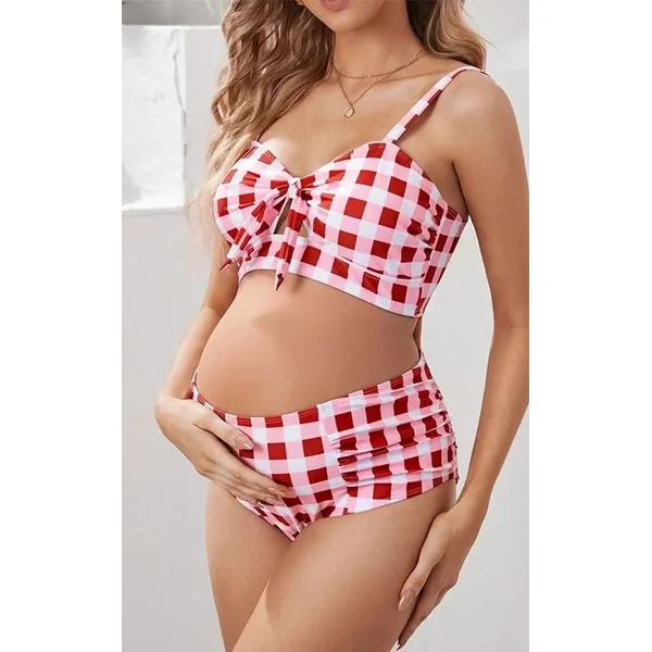Bikini Grossesse à Carreaux