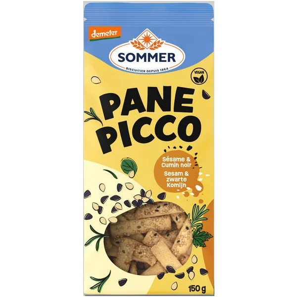 Biscuit apéritif sésame cumin noir 150g