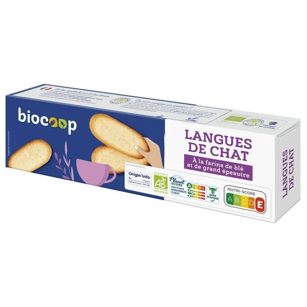 Biscuit langues de chat 100g