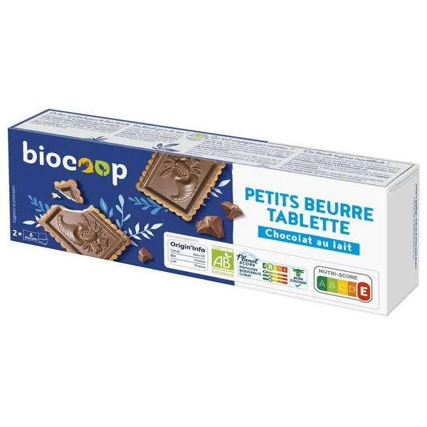 Biscuit petit beurre tablette chocolat au lait 150g