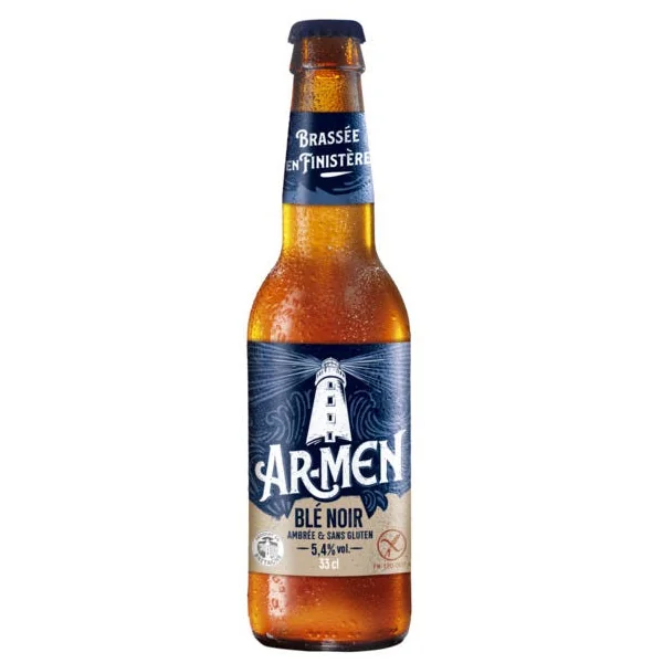 Bière ambrée sans gluten Ar Men 5.4° 33cl