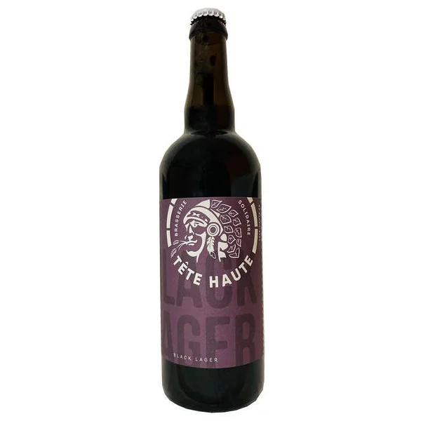 Bière Black Lager 4,8% - 75cl