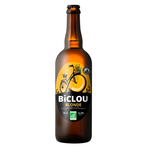 Bière blonde Biclou 6.2° 75cl
