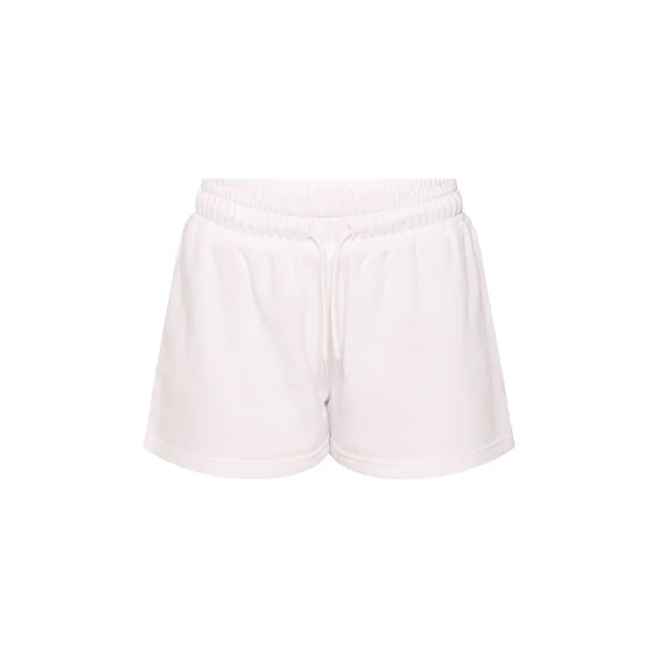 Blanc Short En Molleton Léger