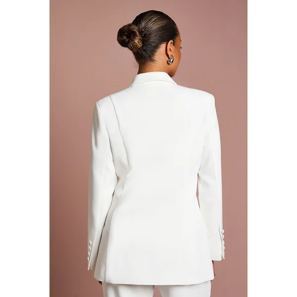 Blazer Croisé Silhouette Sablier Premium Petite