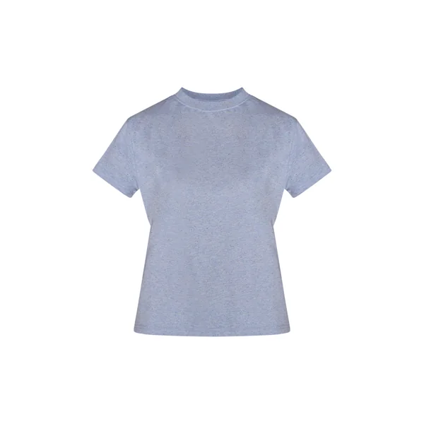 Bleu Ciel Ensemble Coordonné T-shirt Moucheté