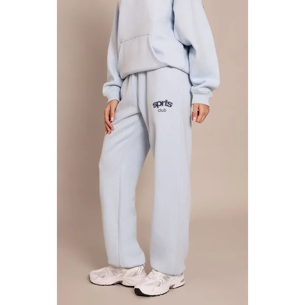 Bleu Clair Pantalon De Jogging À Revers Plt Sports Club