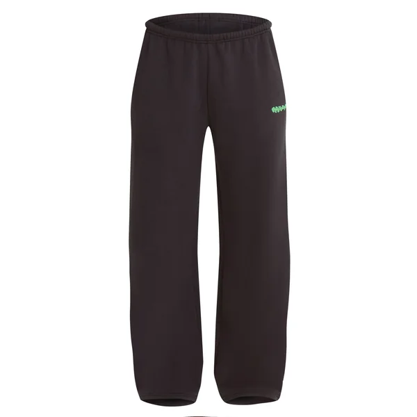 Bleu Marine Joggers Larges PLT Studio Avec Impression Bouffante