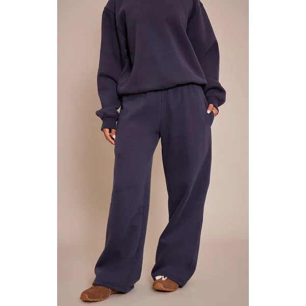 Bleu Marine Pantalon De Jogging Petite À Jambe Droite