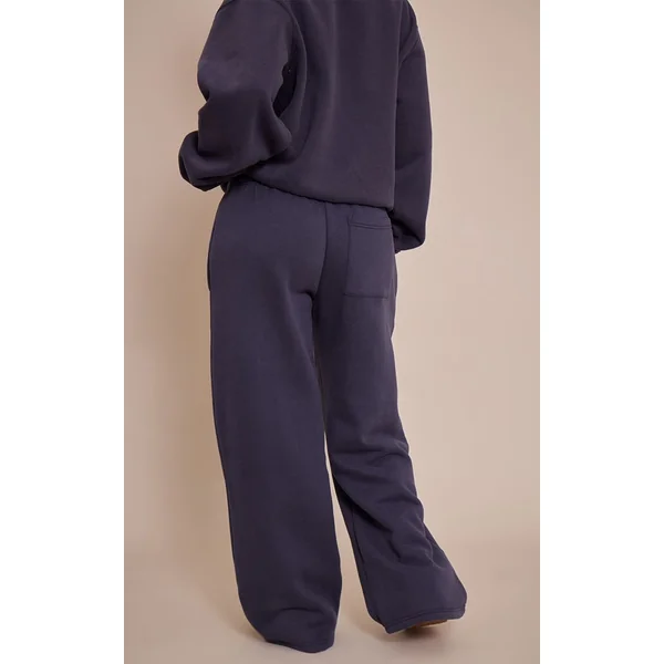 Bleu Marine Pantalon De Jogging Petite À Jambe Droite