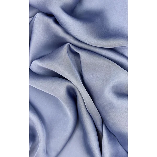 Bleu Poudré Bandana En Satin