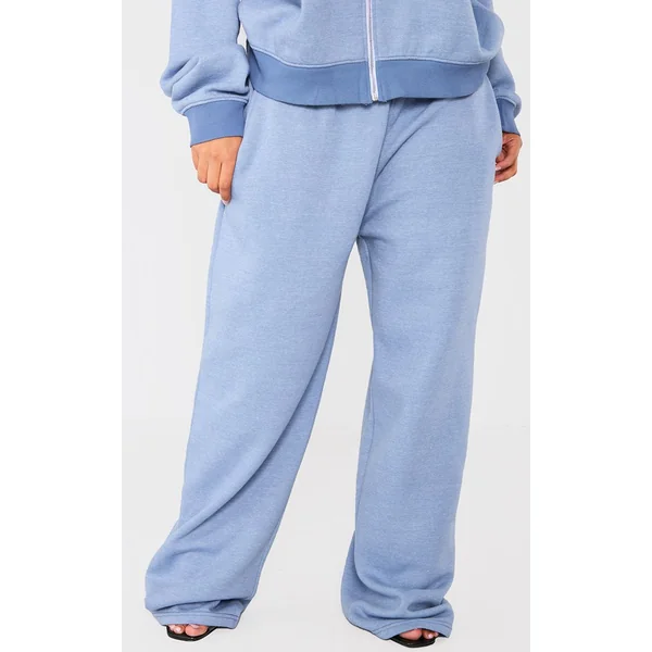 Bleu Pétrole Prettylittlething Shape Jogging Large À Jambes Évasées