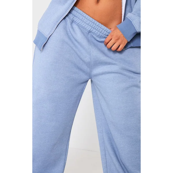 Bleu Pétrole Prettylittlething Shape Jogging Large À Jambes Évasées