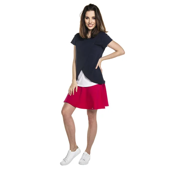 Blouse de grossesse et d'allaitement Vegan en coton oeko-tex - Reste 1L